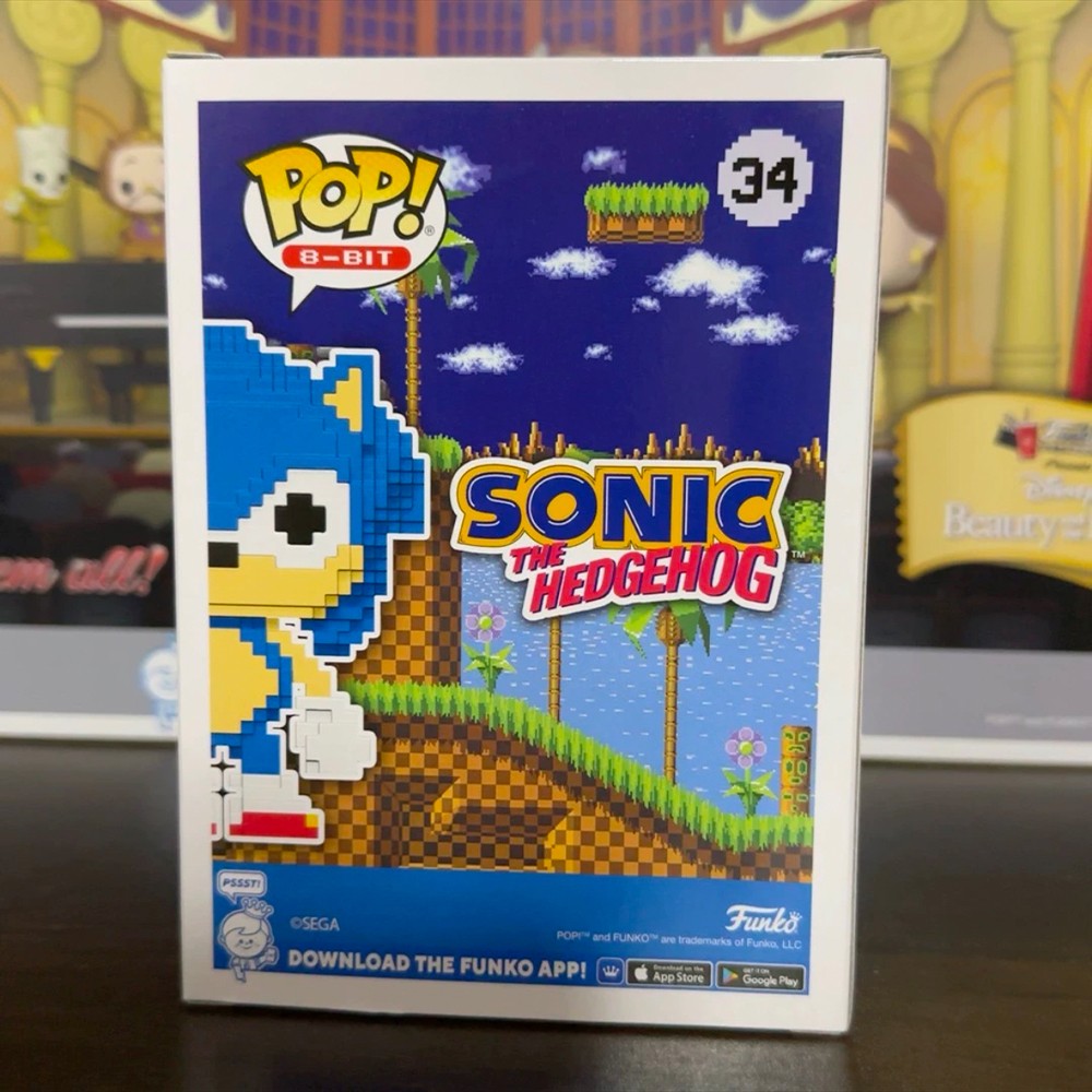 Sonic The Hedgehog Modelo de Brinquedo Funko Pop Silver Action Figure Boneco Metal Sonic Enfeites Werewolf The Hedgehog Decoração de Mesa Presente