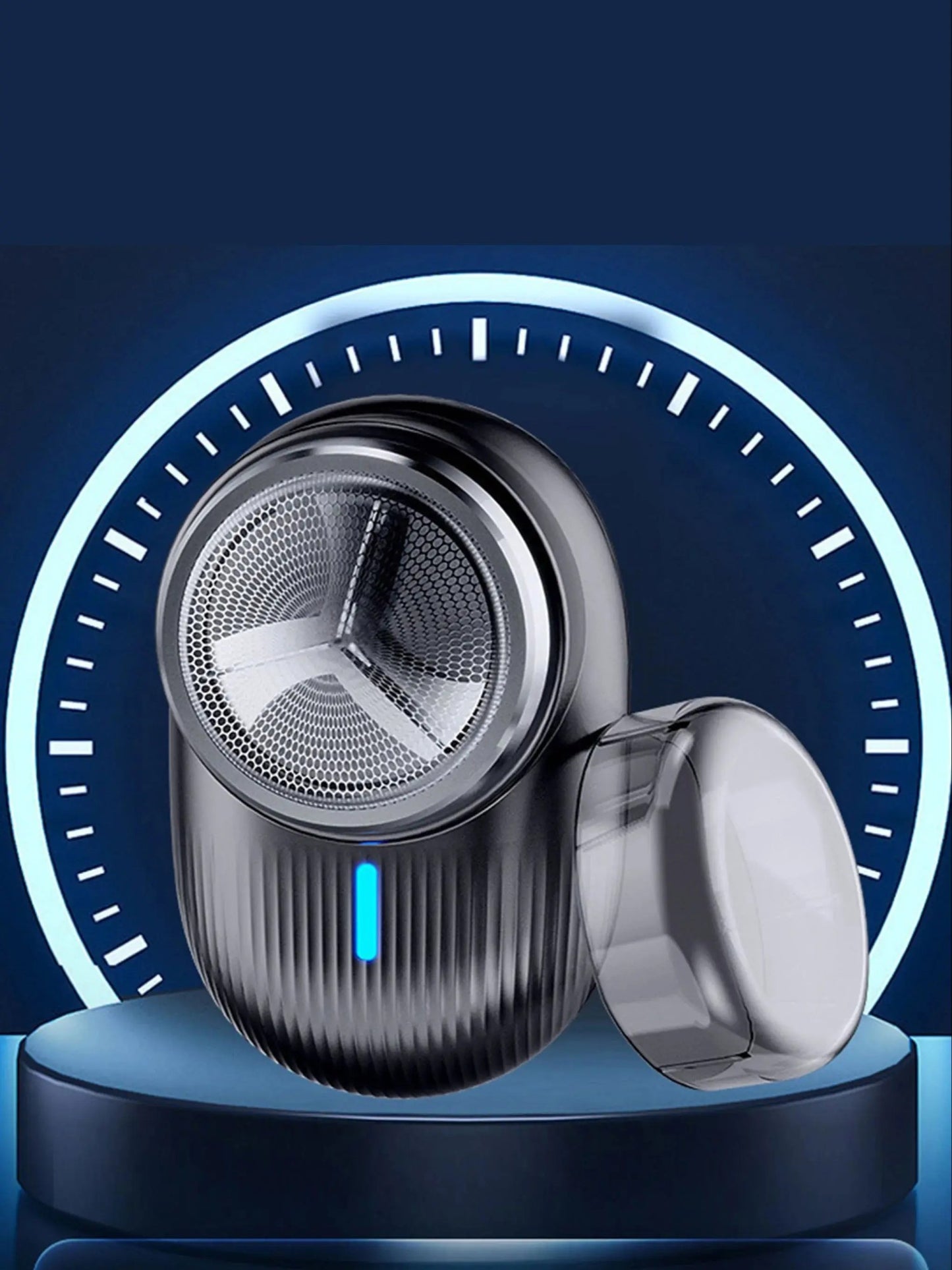 1pc-rotary mini razor portable USB charger car-mounted small 3W electric razor