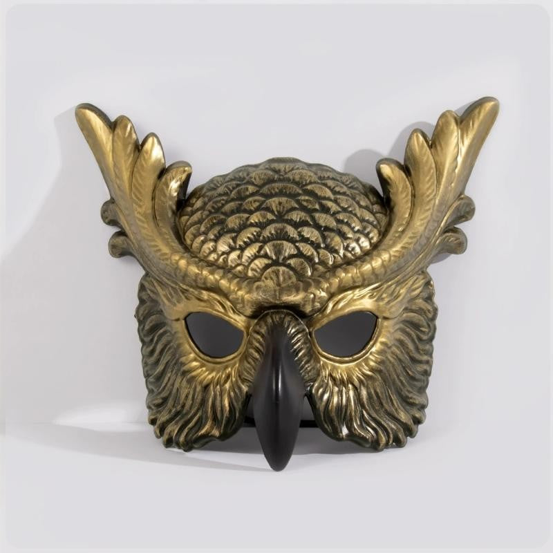 Halloween Owl Mask Carnival Props Owl Mask Festival Cosplay Photo Props Atmosphere Dance Party Dress Up