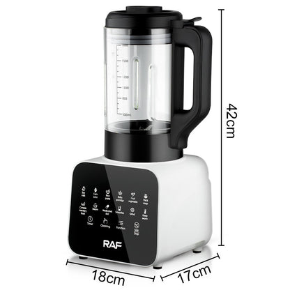 Liquidificador Multifuncional RAF Padrão UE 1.8L Espremedor Automático de Frutas e Vegetais com Copo de Vidro Eletrodoméstico de Cozinha