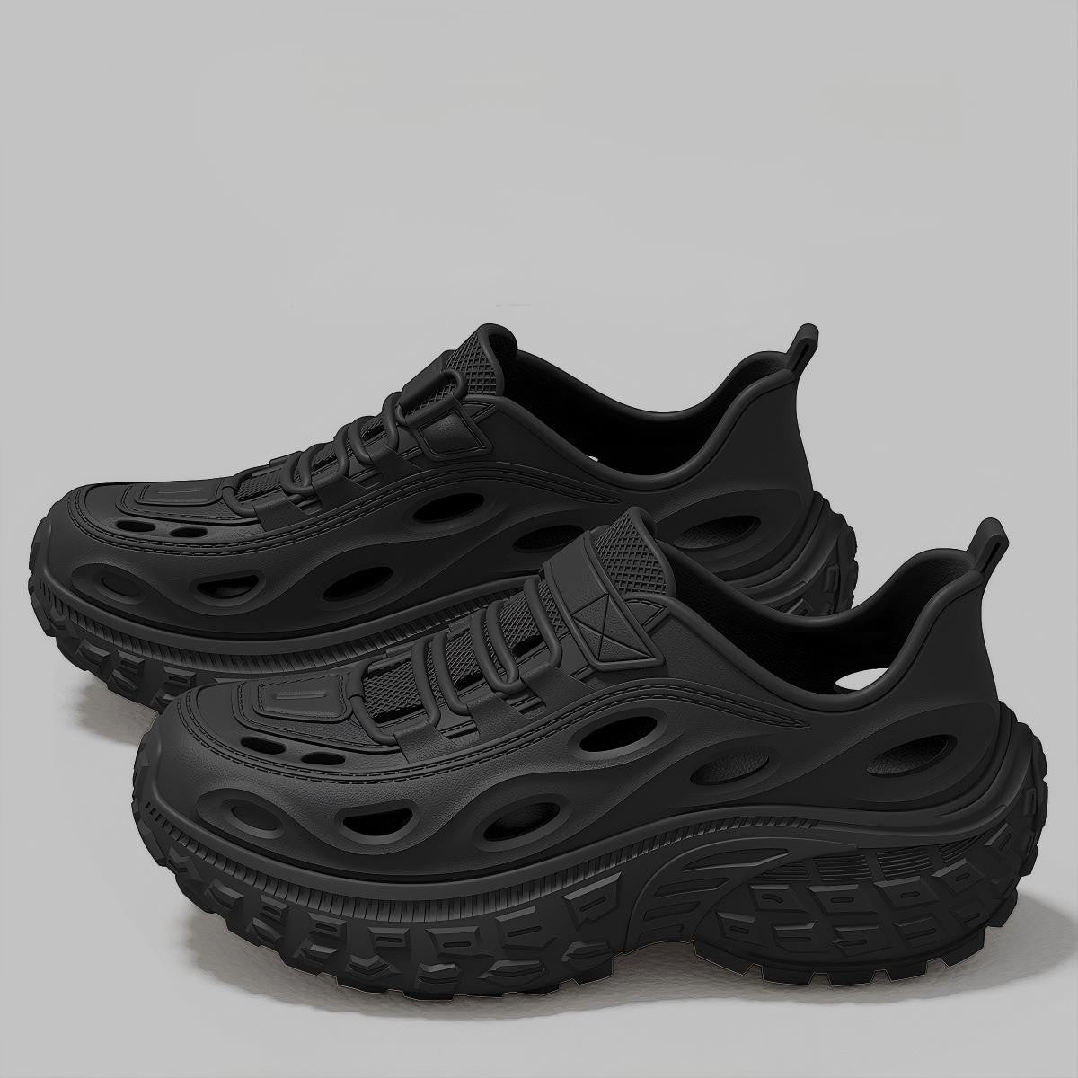 Men's Summer Clogs, Beach Shoes, Non-Slip, Anti-Odor, Baotou Women's Sports and Leisure Driving Sandals, Men's Outdoor River Tracing Shoes, Men's