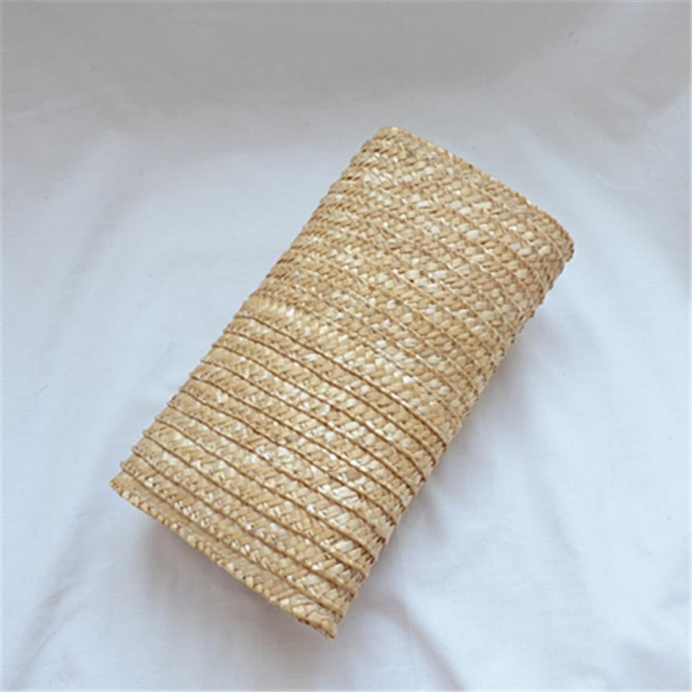 Wheat Straw Woven Clutch Handmade Beach Clutch Lady Wallet Casual Purse Bag Summer Beach Travel Envelope Handbags