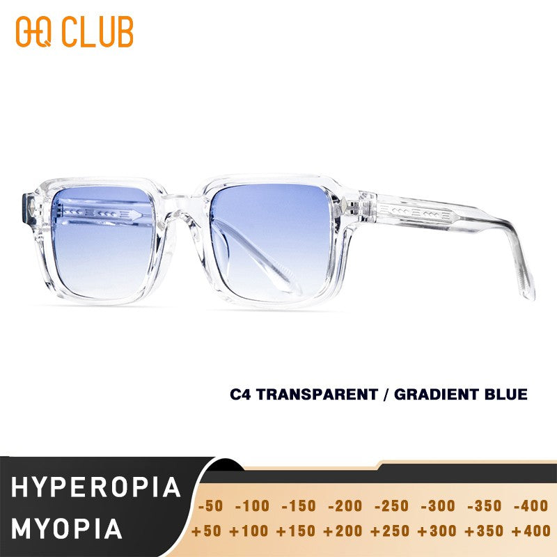 O-Q CLUB Retrô Moda Feminina Óculos de Sol Masculino Quadrado UV400 Óculos de Sol Feminino Masculino Luneta Óculos de Sol Luxuosos Lentes Femininas