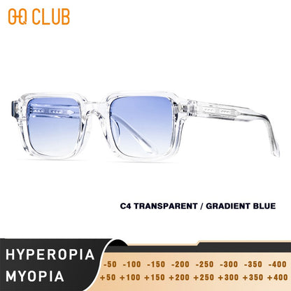 O-Q CLUB Retrô Moda Feminina Óculos de Sol Masculino Quadrado UV400 Óculos de Sol Feminino Masculino Luneta Óculos de Sol Luxuosos Lentes Femininas