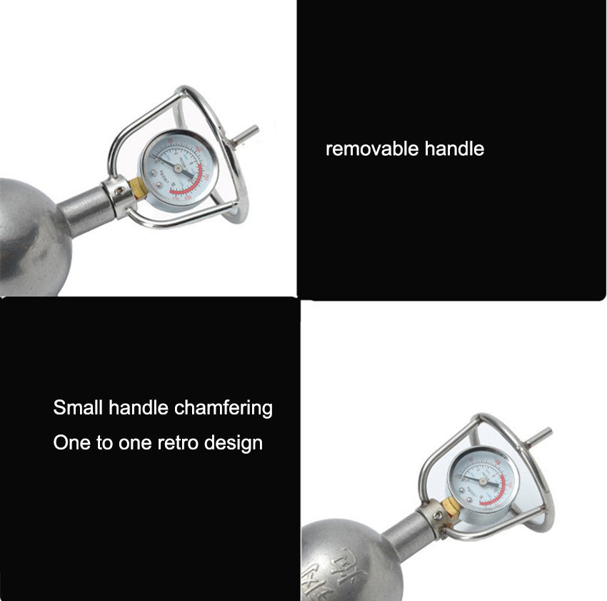 001 Hand Popcorn Machine Open Firing Popcorn Puffing Machine Stainless Steel Mini Popper Small Manual Popcorn Maker Open Firing