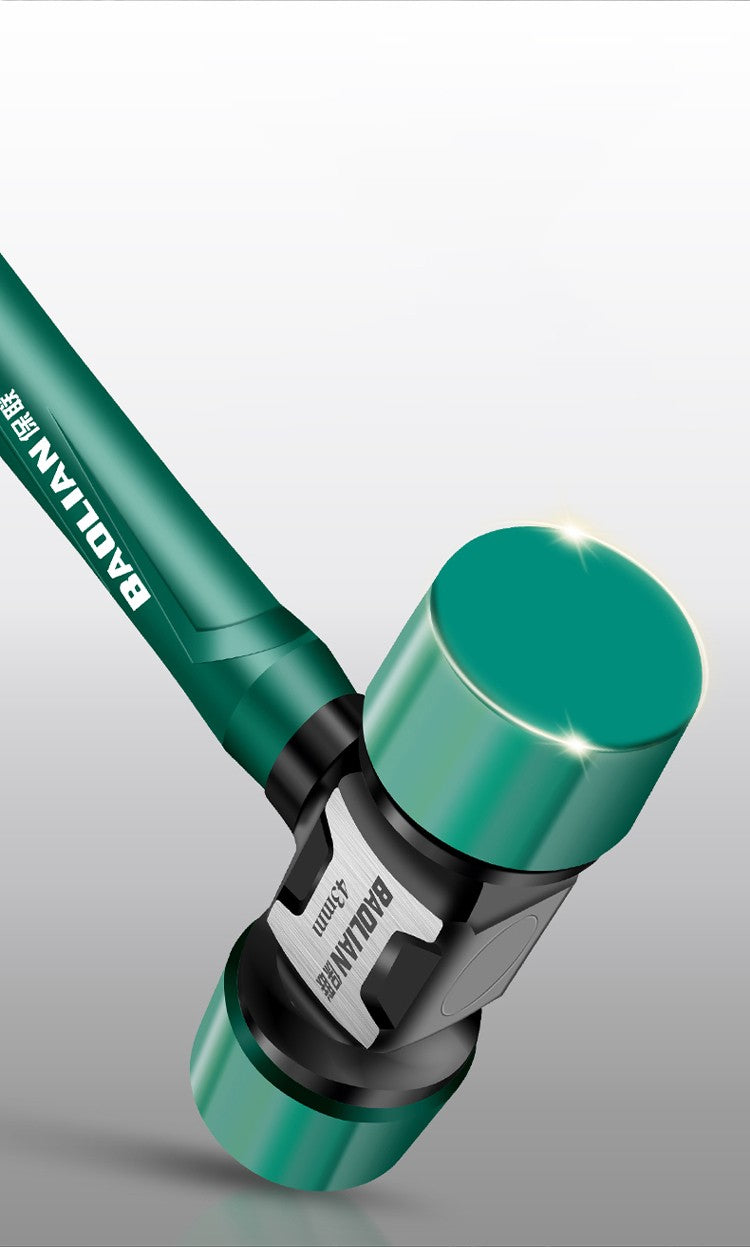 Martelo de Borracha Transformável Multifuncional Martelo de Borracha de Alta Resistência Antivibração e Antiderrapante Ferramentas de Trabalho Profissionais