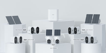 AOSU 3MP PTZ Solar Security Camera 5000mAh Battery Wireless 2.4Ghz WIFI Camera PIR AI Detection 2-Way Audio Outdoor CCTV Camera