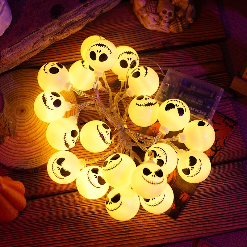 2025 Halloween Grimace String Lights Indoor Battery/Usb Operated Hanging Lamp For Home Decor Christmas Festival Light 302