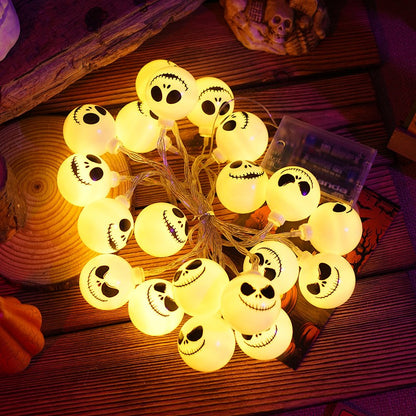 2025 Halloween Grimace String Lights Indoor Battery/Usb Operated Hanging Lamp For Home Decor Christmas Festival Light 302