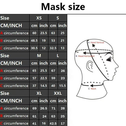 Red Rubber Hood Mask Women with Ombre Pigtails Breathable Open Rubber Design Cosplay