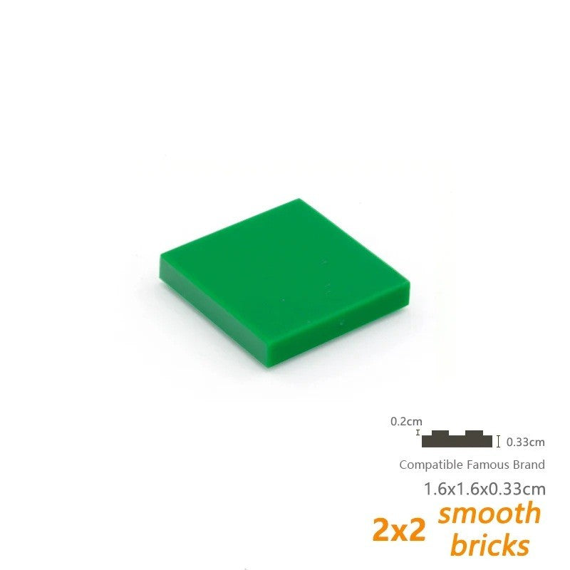 10 Peças de Quebra-Cabeça de Partículas 3068 2x2 Kit de Blocos de Construção de Pneu Placa de Alta Tecnologia Painel de Luz Tijolos Brinquedos Presentes Infantis