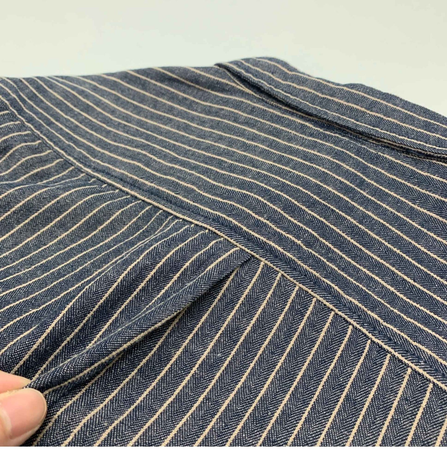 55% Linen 45% Cotton Vintage Striped Shirts for Men American Casual Retro Loose Blouses 2024 Spring Autumn Long Sleeve Male Tops