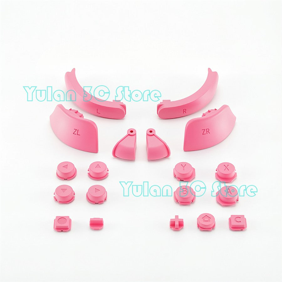 Joycon 2 Solid Color / Transparent Custom DIY Replacement Full Set Buttons for Nintendo Switch 2 Joy Con Controller Accessories