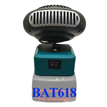 Power Tool Parts Lithium Electric Power Warm Air Blower Fan Heater Hot&Cold Wind Dual Mode For Makita For Bosch Li-ion Battery