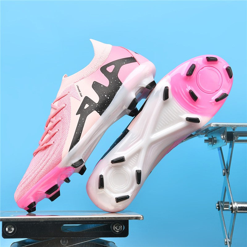 New Men Soccer Shoes Adult Non-Slip Boys Adult Futsal Sport Football Boots Grass Cleats Indoor Ultralight Turf Comfortable