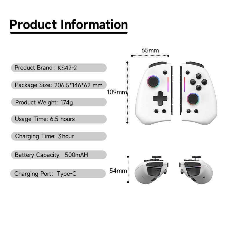 Wireless Controller Bluetooth Gamepad For Nintendo Switch & OLED & Lite Control Game Pad Accessories Hall Command Gaming Mando