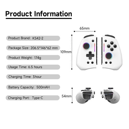 Wireless Controller Bluetooth Gamepad For Nintendo Switch & OLED & Lite Control Game Pad Accessories Hall Command Gaming Mando