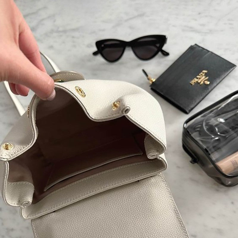 French Style Niche Fashion Crossbody Top Handle Bag Women Pu Leather Casual Daily Luxury Handbag Adjustable Shoulder Strap Y2k