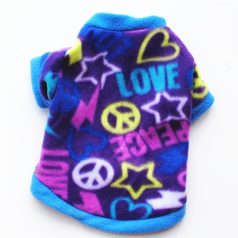 Roupas de Inverno para Cães de Estimação Chihuahua Casaco de Cachorro Filhote de Cachorro Roupas de Lã para Pug Teddy Estampadas Casacos Jaquetas Roupas Quentes para Animais de Estimação ????