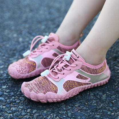 Children Quick Dry Wading Sneakers Boys Girls Light Breathable Beach Aqua Shoes Kid's Elastic Non-slip Water Sports Shoes