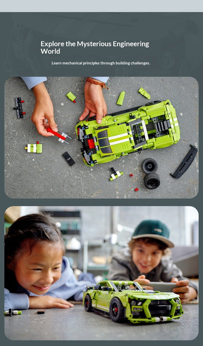 LEGO Building Blocks Mechanical Series 42138 Ford Mustang Splicing Block Toy Children's Toy Gift
