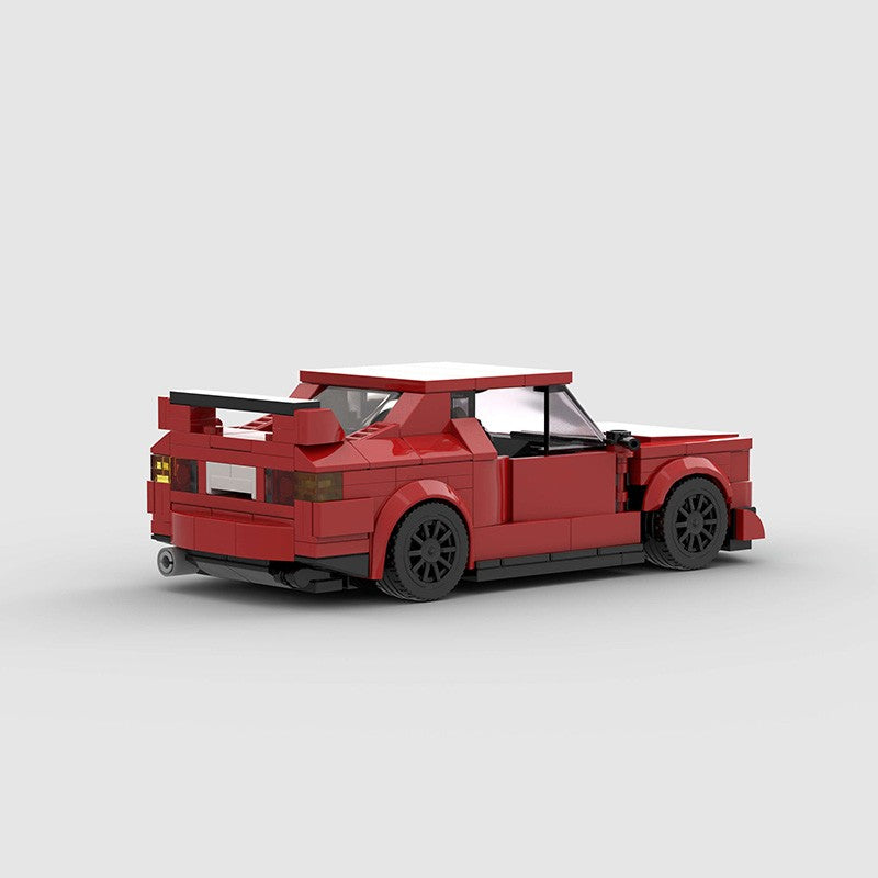 MOC Speed Sports Super Carro de Corrida Blocos de Montar DIY Tijolos Cidade Rally Técnico Grande Veículo de Corrida Presente de Natal Brinquedo