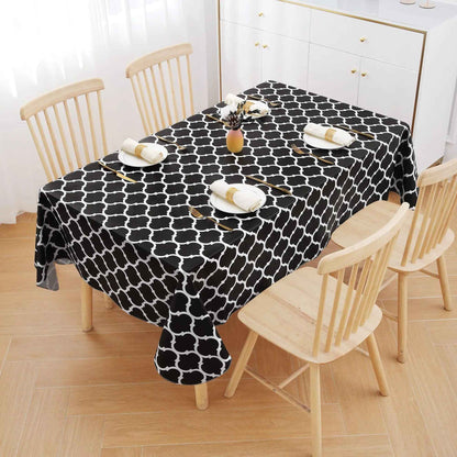 Olanly PVC House Table Cloth Rectangular Tablecloths Waterproof Table Mat For Coffee Table Banquet Decoration Dining Table Cover