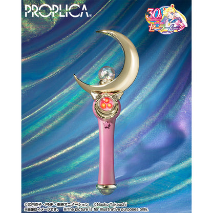 Em Estoque Original BANDAI PROPLICA Moon Stick Broche de Transformação Caneta de Disfarce Estrela de Cristal Figura Anime Sailor Moon Modelo de Brinquedo