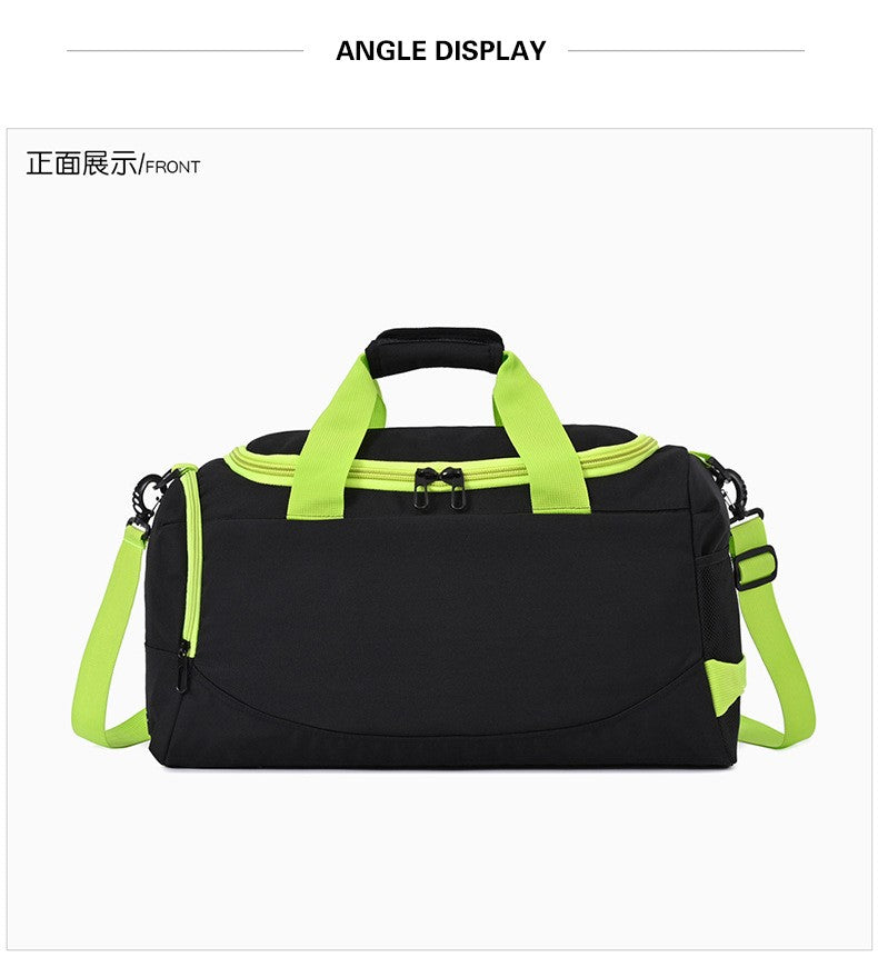 Personalized customized soccer bag logo with dry wet separation handbag luggage sports bag printed with logo pattern