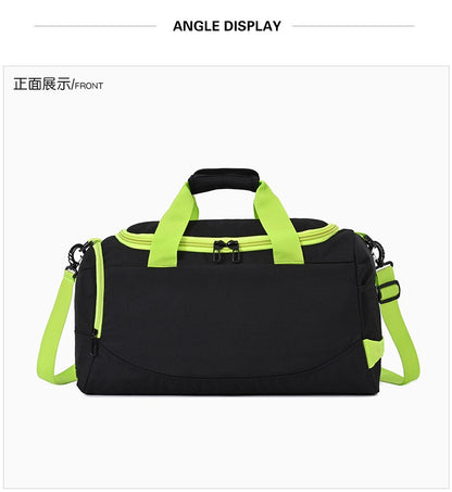 Personalized customized soccer bag logo with dry wet separation handbag luggage sports bag printed with logo pattern