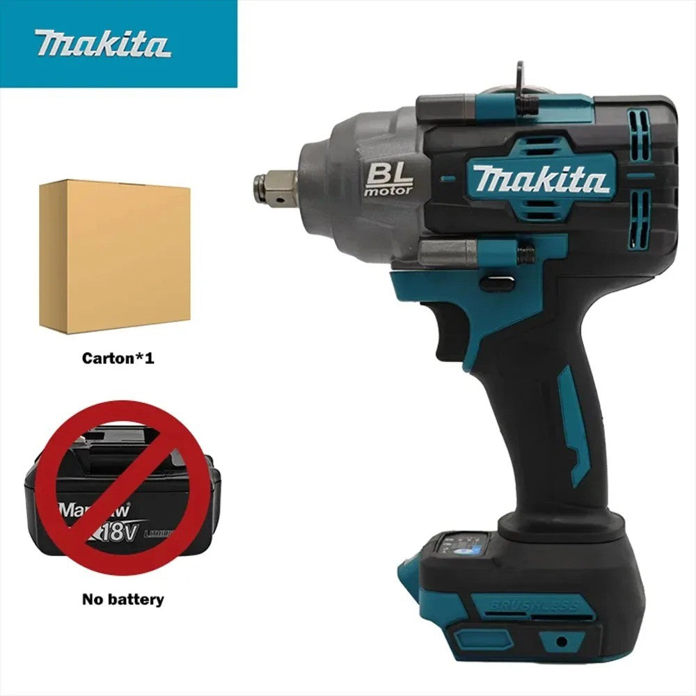 Makita Brushless 2000Nm Alto Torque Chave de Remoção de Reparo de Pneu de Carro Air Cannon Ferramenta Elétrica 18V Bateria Makita Aplicável Uso Doméstico Faça Você Mesmo