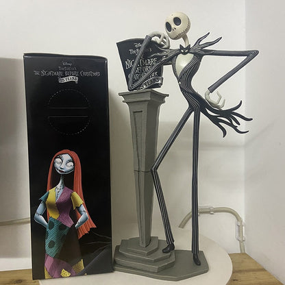 The Nightmare Before Christmas Jack Skellington Figures 25th Anniversary Years Tim Burton Figura Collectible Model Toys