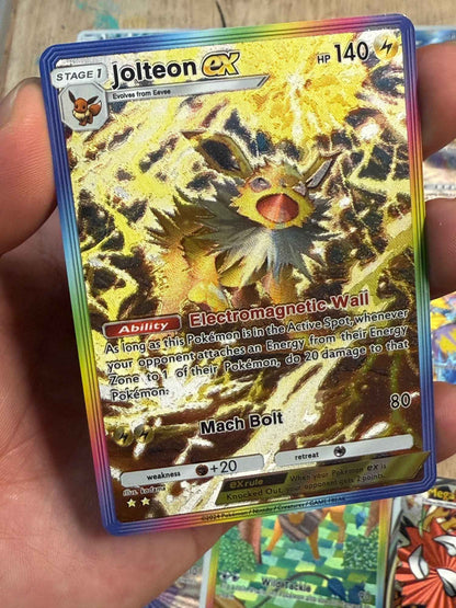 Diy Pokemon ptcg Bolso de Auto Controle Coleção de Cartas Colecionáveis ​​Assinatura Trading Flash Card Anime Desenho Animado Presente de Natal Diy