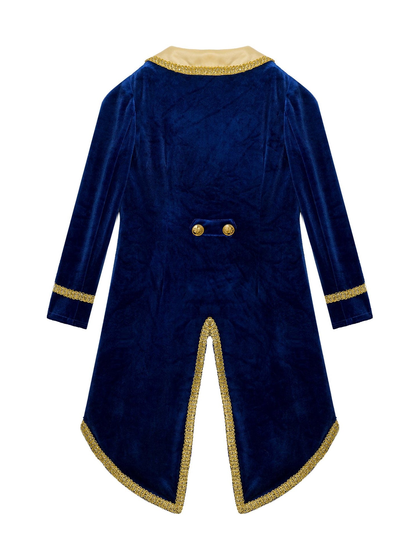 Boys Girls Prince Tuxedo Jacket Turn-Down Collar Coat Halloween Masquerade Theme Party Cosplay Costume Birthday Party Tailcoat
