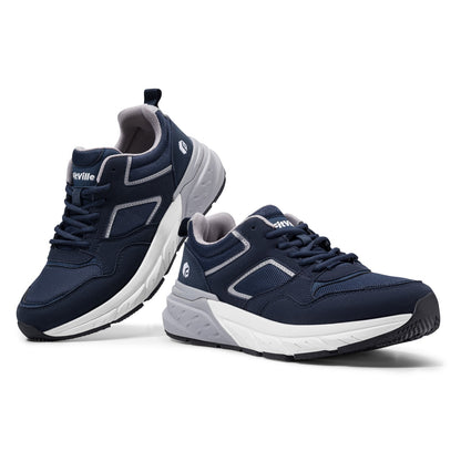 Tênis de Corrida Masculino FitVille Mais Novo 4E de Largura com Suporte de Arco para Pés Chatose Alívio da Dor no Calcanhar Fascite Plantar