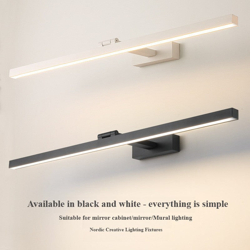 Led Mirror Headlight Bathroom Easy installation Nordic Bathroom Mirror Cabinet Mirror Light Hotel Aisle Painting Headlight