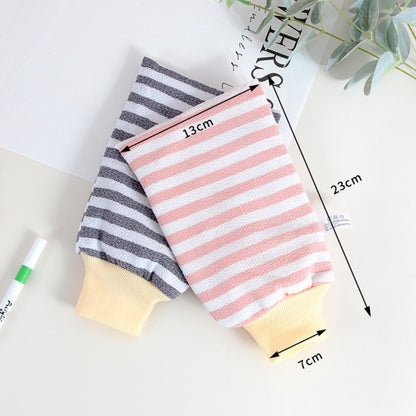 1pc Exfoliating Bath Gloves Body Scrubber Gloves SPA Shower Mitt Rub Body Wash Cleaning Tool Back Massager Towel Bath Supplies