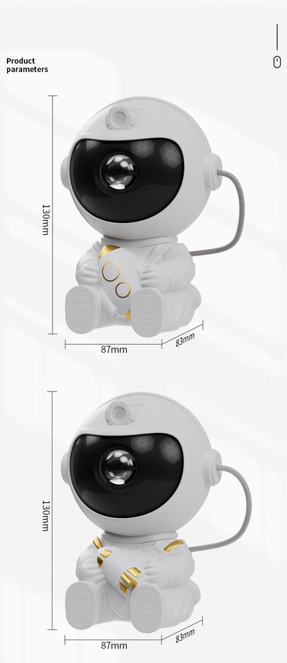 LED Astronaut Projector Night Light Nebula Sky Ceiling Galaxy Star Lights Bedroom Home Party Decorative Children Kids Gift