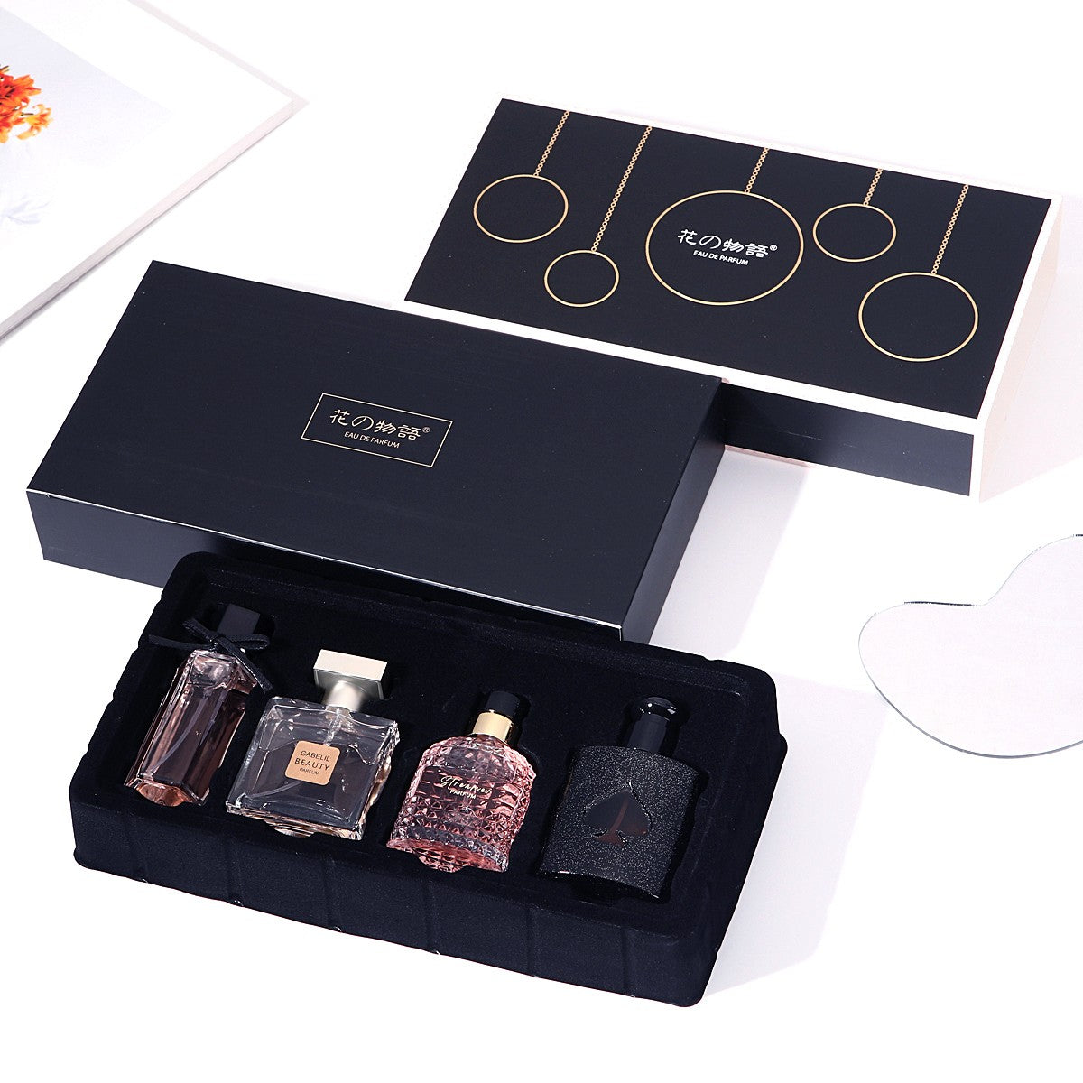 Women Perfume 105ml Gift Box Four Piece Set Fresh Lasting Fragrance Eau De Parfum Plant Floral Scent Fresh