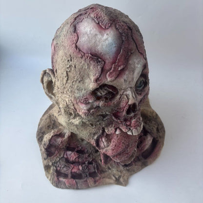 Halloween Ghost House Escape Room Terrifying Tongue Monster Headmask Mask Zombie Man Full Face Headmask