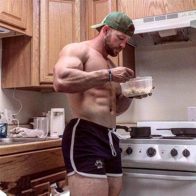 Men Gym Fitness Shorts Bodybuilding sports Jogging shorts Male 2022 Summer Cool Breathable Mesh The big size casual men Shorts