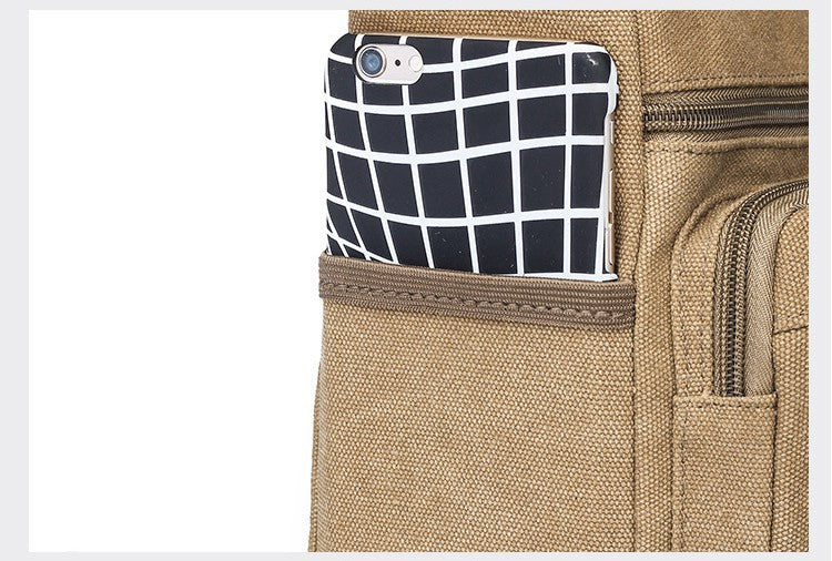 Men Canvas Shoulder Bags Casual Tote Travel Men's Crossbody Bag Luxury Messenger Bags Fashion High Quality Handbag