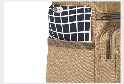 Men Canvas Shoulder Bags Casual Tote Travel Men's Crossbody Bag Luxury Messenger Bags Fashion High Quality Handbag