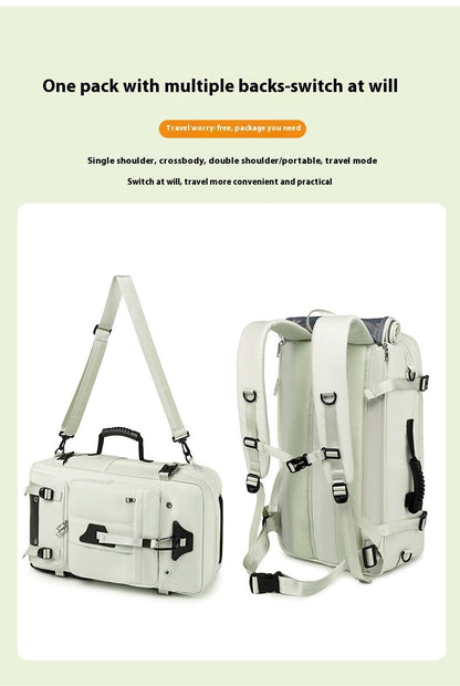 55L Large Capacity Travel Bag For Men 15.6 Inch Laptop Suitcase Backpack Multi-function Waterproof Backpack Outdoor Camping Bags