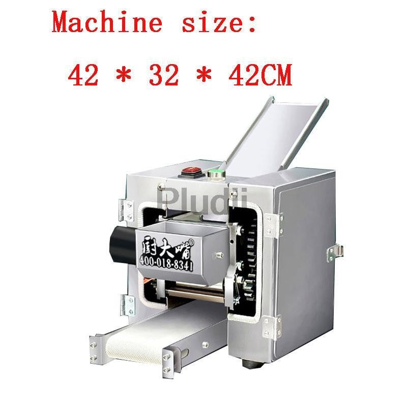 Máquina Automática Profissional de Massa para Dumpling, Laminadora Elétrica de Massa para Wonton Gyoza, Equipamento Comercial de Cozinha para Restaurantes
