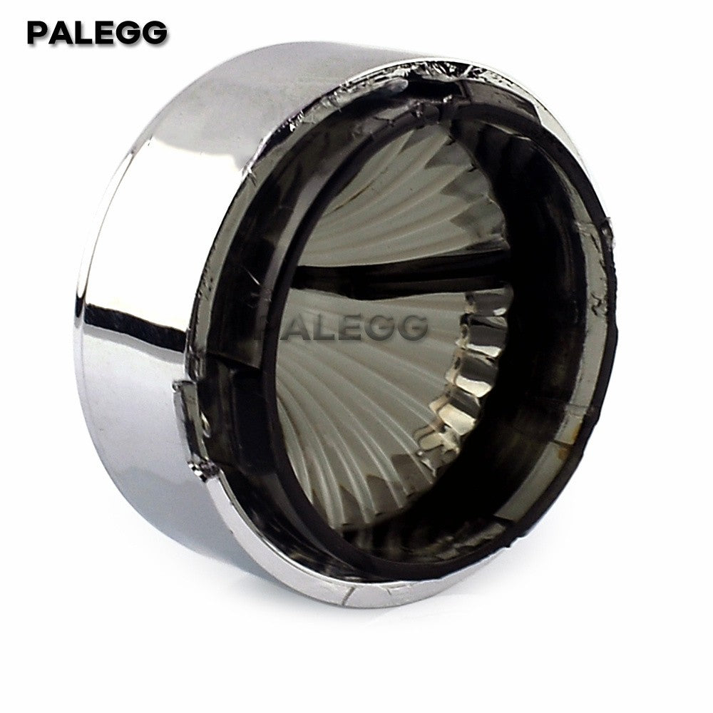 Capa da Lente da Luz do Indicador de Direção para Harley Sportster Dyna Davidson Softail Street Glide Road Glide 2.4 polegadas de Diâmetro