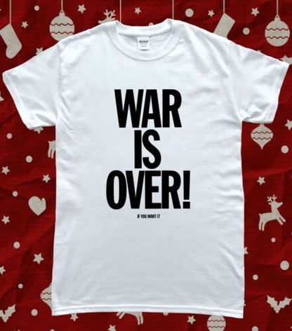 Christmas War is Over Xmas Music T-Shirt
