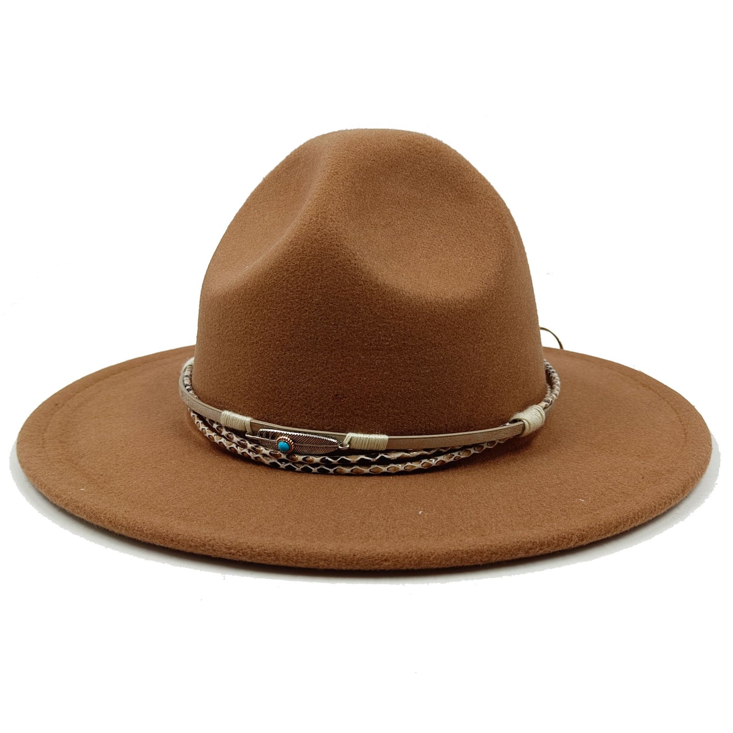 Chapéu Fedora Novo de Camurça 2023 Masculino e Feminino Outono Chapéu Panamá Jazz Estilo Britânico Elegante Retrô Fedora Chapéu de Aba Larga