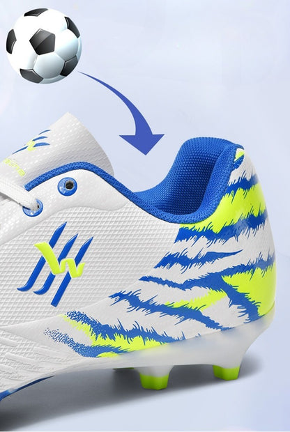 Unisex Youth Soccer Cleats Lightweight FG Football Shoes for Match Training Enhanced Grip Durable Comfortable