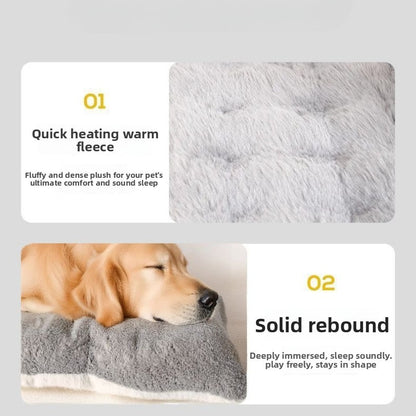 Cama Para Cães Extra Grande Sofá De Pelúcia Para Cães, Cama Para Animais De Estimação De Poliéster Super Macio, Engrossado, Tapete Para Cães Grandes De Inverno
